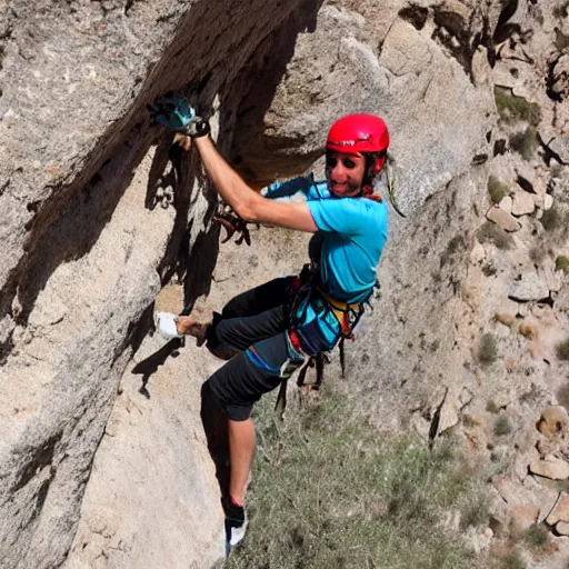 Image similar to solo rock climbing in tunisia