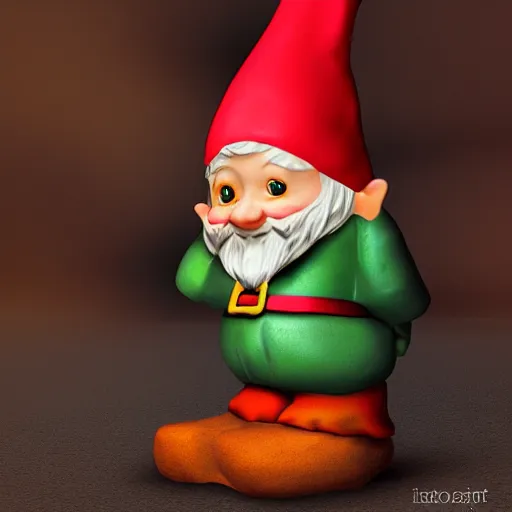 Prompt: Traditional gnome salutation, realistic photo, dynamic lighting