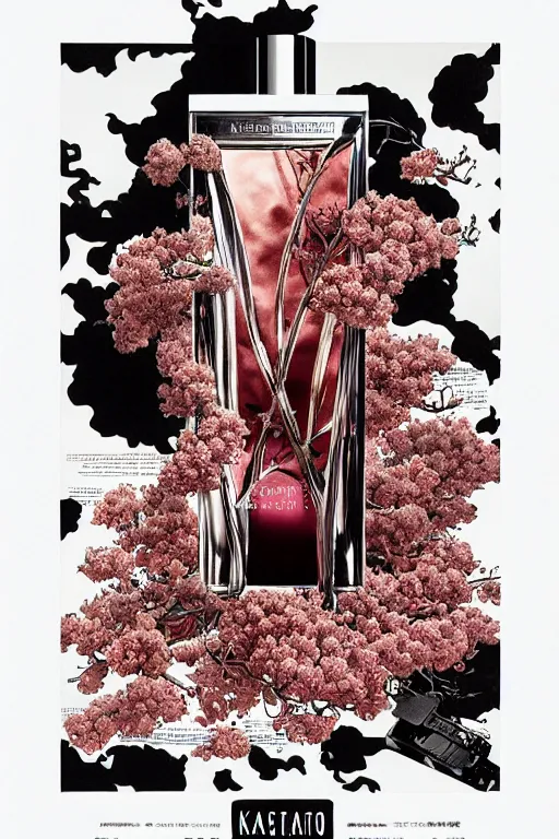 Prompt: fragrance advertising campaign by katsuhiro otomo, highly detailed, high contrast, intricate