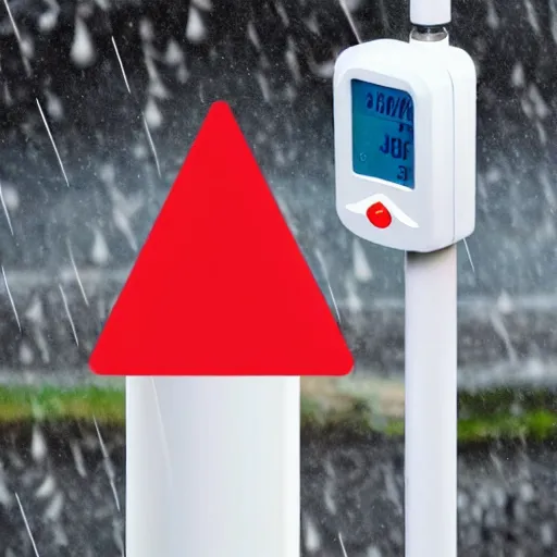 Image similar to a walking disgruntled weather station