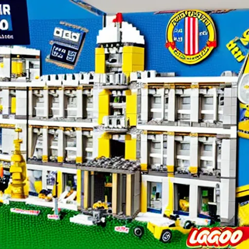 Image similar to mar - a - lago fbi raid lego set