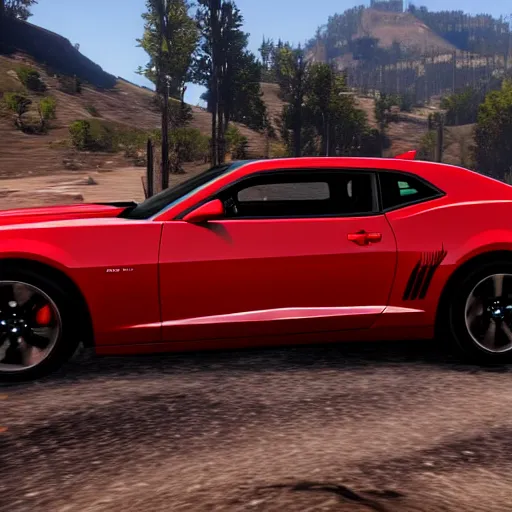 Image similar to 2 0 1 3 chevrolet camaro ss in red dead redemption 2