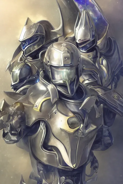 Image similar to helmet armor guardian destiny in witch queen illumination ray tracing hdr fanart arstation by sung choi robot ninja mask and eric pfeiffer and gabriel garza and casper konefal