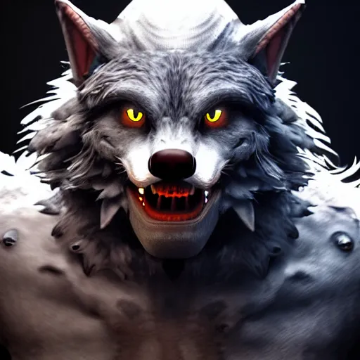 Image similar to cute werewolf from van helsing unreal engine hyperreallistic render 8k character concept art masterpiece