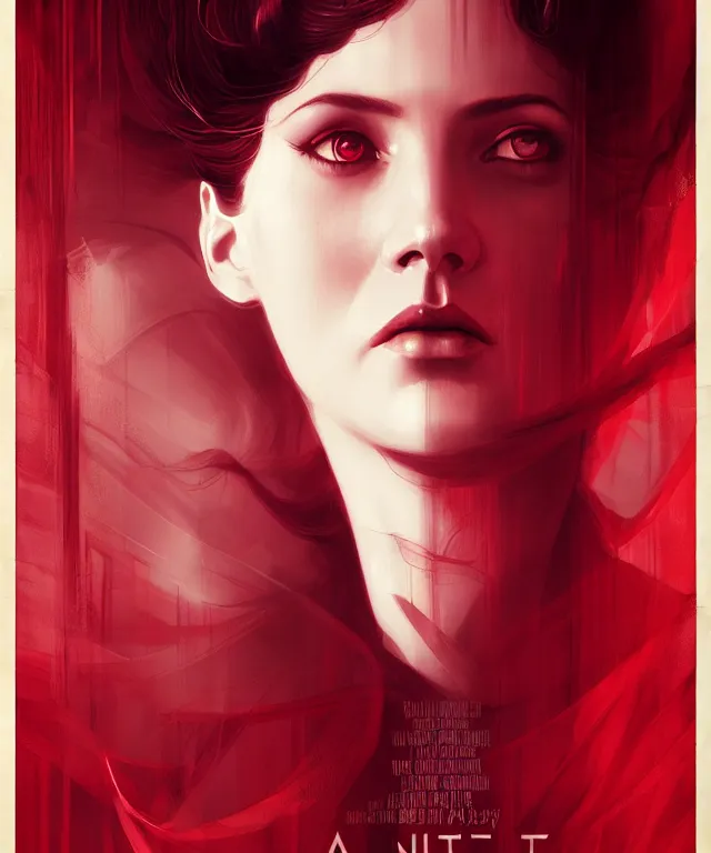 Prompt: retro movie poster for hamlet by charlie bowater and anna dittmann and artgerm and clemens ascher, intricate, elegant, red and white mist, highly detailed, dramatic lighting, sharp focus, octane render, trending on artstation, artstationhd, artstationhq, unreal engine, 4 k, 8 k