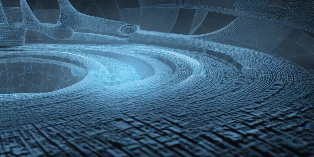 Image similar to 3 d render of the fractal of the universe, 3 d render, octane render, cinematic lighting, dystopian scifi outfit, realistic 8 k resolution.