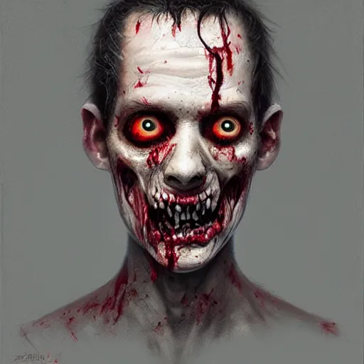 Image similar to head portrait of a slim and young stephen morrissey as a zombie acting coy, 7 days to die zombie, fine art, award winning, intricate, elegant, sharp focus, cinematic lighting, rimlight, digital painting, 8 k concept art, art by z. w. gu, art by brom, art by michael hussar, 8 k