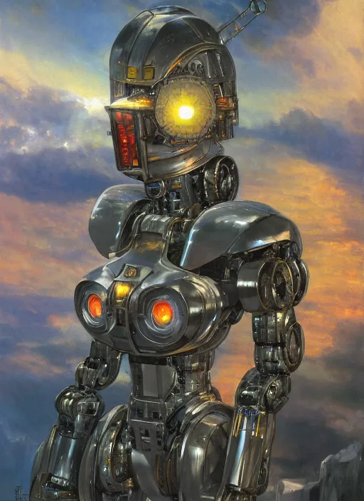 Image similar to biblical shy beautiful female mecha mage android robot, jump, rollerblades, heavy eyes to the side, closeup, bright glowing veins, in clouds, sunset, portrait, by gerald brom, by mikhail vrubel, by peter elson, muted colors, extreme detail, reflections, trending on artstation, 8 k