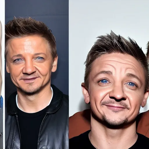 Image similar to jeremy renner, drew gooden the youtuber, and danny gonzalez