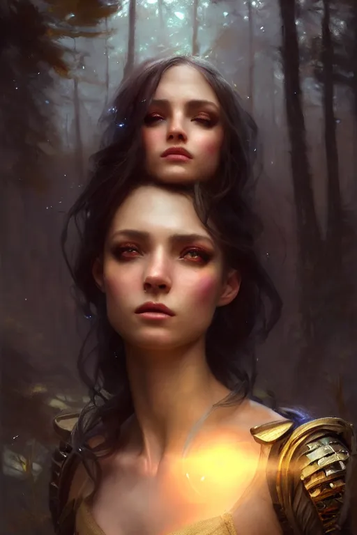 Image similar to cinematic shot of an epic portrait of a fairy dressed in military clothes, shiny skin, beautiful eyes, beautiful, small details, night setting, realistic poster with volumetric light from craig mallism, artgerm, jeremy lipkin and michael garmash, unreal engine, radiant light, detailed and complex environment, digital art, trends at art station, a masterpiece