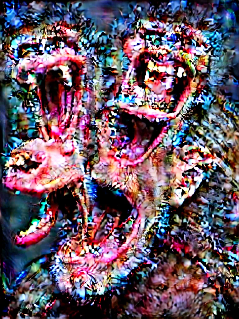 Image similar to a formal portrait photograph of a screaming man transforming into a hairless baboon