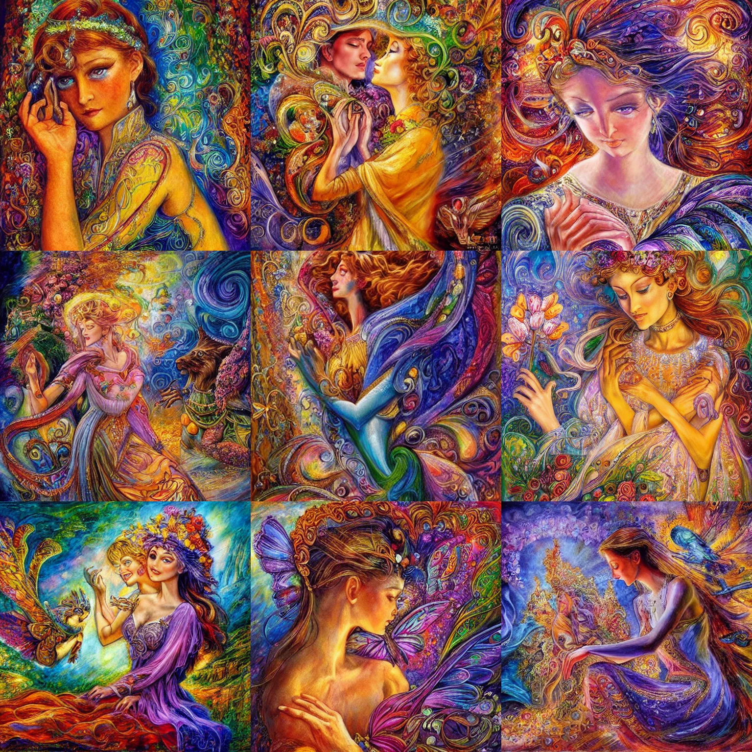 Prompt: artwork by josephine wall