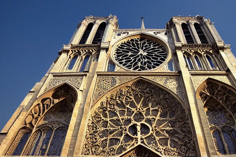 Prompt: award winning national geographic photograph of notre dame gothic cathedral in isfahan