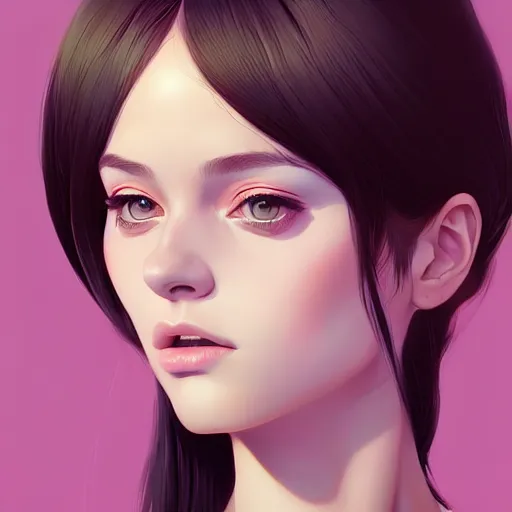 Image similar to a portrait of a beautiful model, art by ilya kuvshinov and wlop and artgerm and josan gonzalez, digital art, highly detailed, intricate, sharp focus, trending on artstation hq, deviantart, pinterest, unreal engine 5, 4 k uhd image