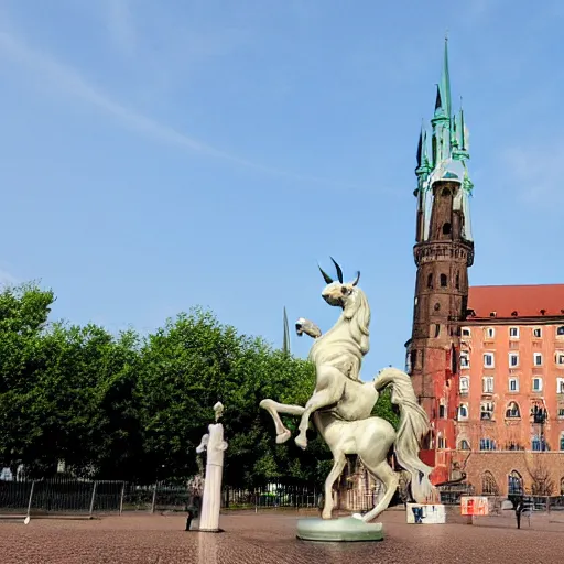 Prompt: magdeburg unicorn