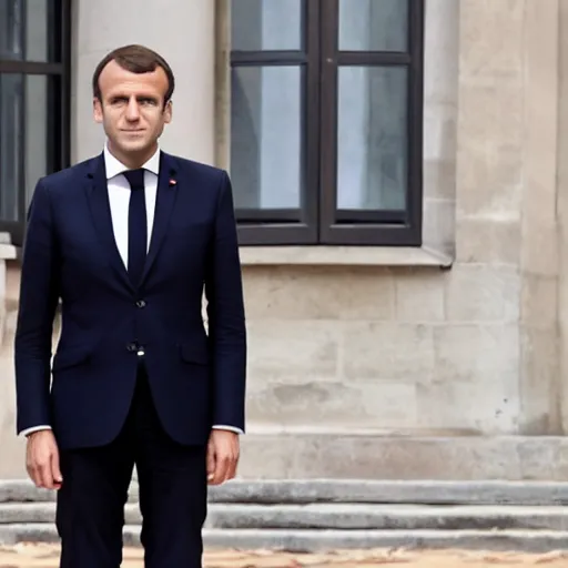 Prompt: Emmanuel Macron as Star Wars' Dark Sidious