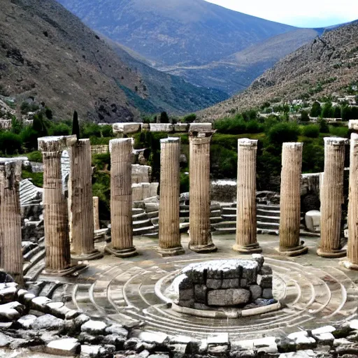 Prompt: the oracle in delphi