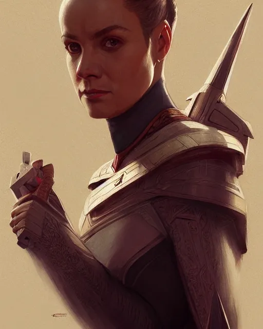 Prompt: portrait of medieval star trek cast, elegant, real life skin, intricate, high detailed, artstation, concept art, smooth, sharp focus, art by artgerm and greg rutkowski