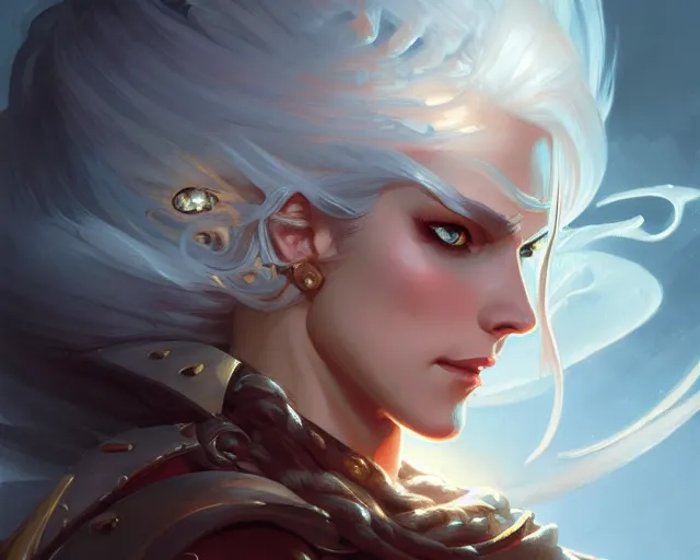 Image similar to storm with a pirate, deep focus, d & d, fantasy, intricate, elegant, highly detailed, digital painting, artstation, concept art, matte, sharp focus, illustration, hearthstone, art by artgerm and greg rutkowski and alphonse mucha