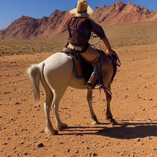 Image similar to Riding through the desert on a horse with no name