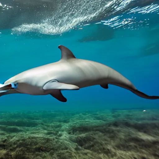 Image similar to hammerhead dolphin