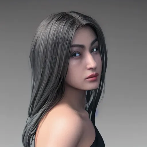 Prompt: “These 3D portraits are unbelievably incerdibly realistic. unreal engine 5. RTX. ray tracing. nvidia hairworks. portrait of beautiful girl with futuristic. very high detailed. By Charli Amani. ultra Photorealistic render. 3D realism best