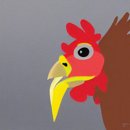 Image similar to a high quality photo of a chicken wearing a suit, 8k, digital art