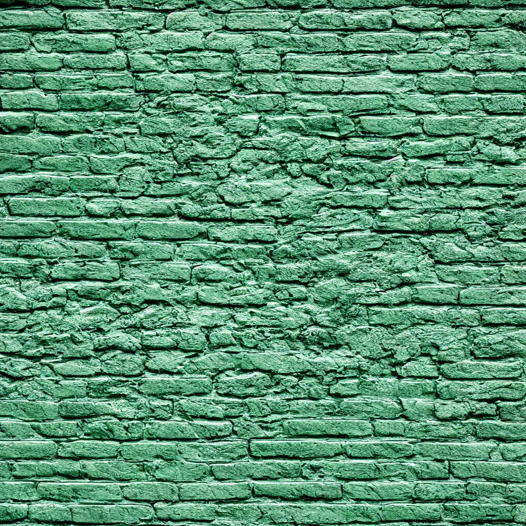 Image similar to green painted brick texture