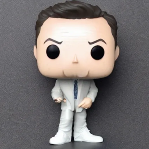 Image similar to funko pop elon musk