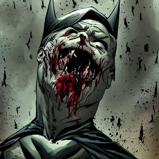 Prompt: Batman as a zombie!!!!!!!, movie still, zombified!!!!, zombie, movie, cinematic, poster, wide shot