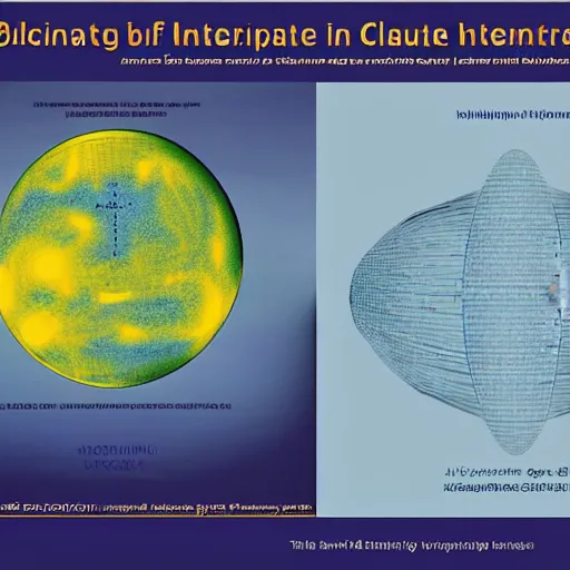 Image similar to blueprints of climate interplanetary system