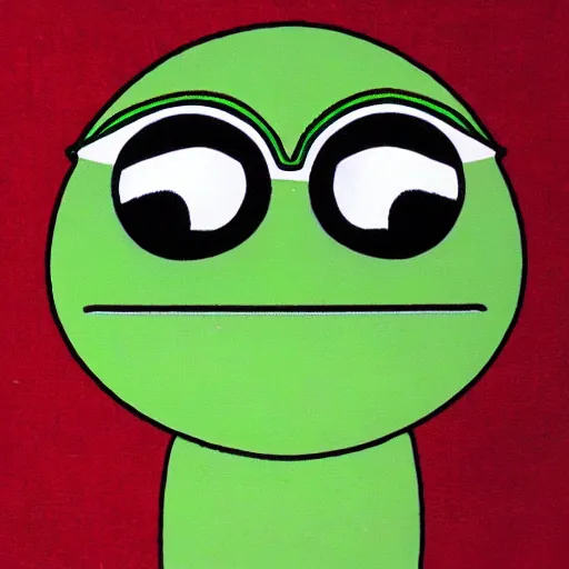 Image similar to pepe the frog