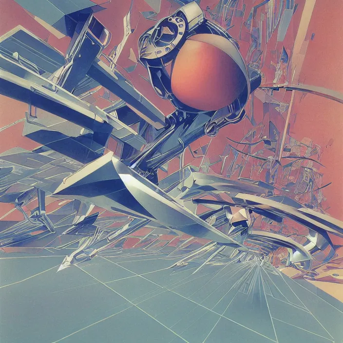 Image similar to robotic kpop idol, flowing, bauhaus, aerodynamic, fast, flat art, digital art, hd, by bruce pennington, by escher