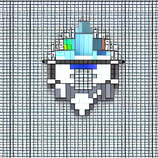 Image similar to a badge in the shape of a white diamond, pixel art, videogame inventory sprite