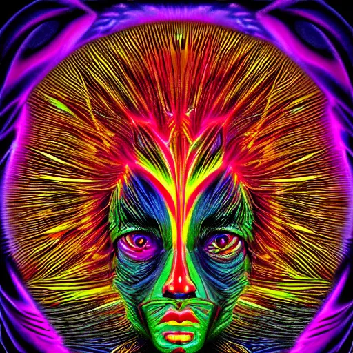 Image similar to god in the eyes of someone on dmt