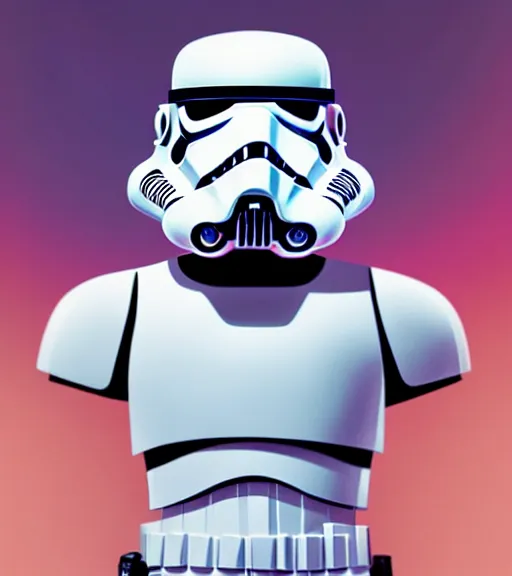 Prompt: icon stylized minimalist storm trooper, loftis, cory behance hd by jesper ejsing, by rhads, makoto shinkai and lois van baarle, ilya kuvshinov, rossdraws global illumination