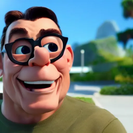 Prompt: jean - claude van damme as a pixar disney character from up ( 2 0 0 9 ), unreal engine, octane render, 3 d render, photorealistic