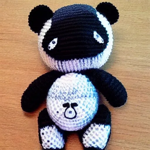 Prompt: cute knitted Panda