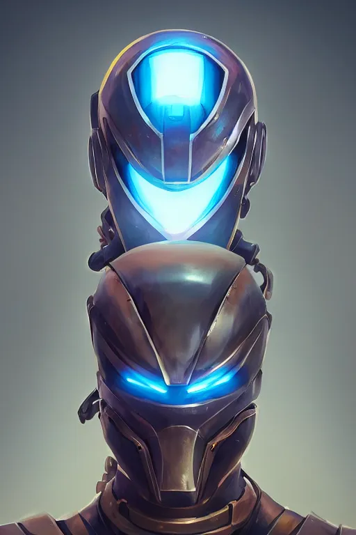 Image similar to epic mask helmet robot ninja portrait stylized as fornite style game design fanart by concept artist gervasio canda, behance hd by jesper ejsing, by rhads, makoto shinkai and lois van baarle, ilya kuvshinov, rossdraws global illumination radiating a glowing aura global illumination ray tracing hdr render in unreal engine 5