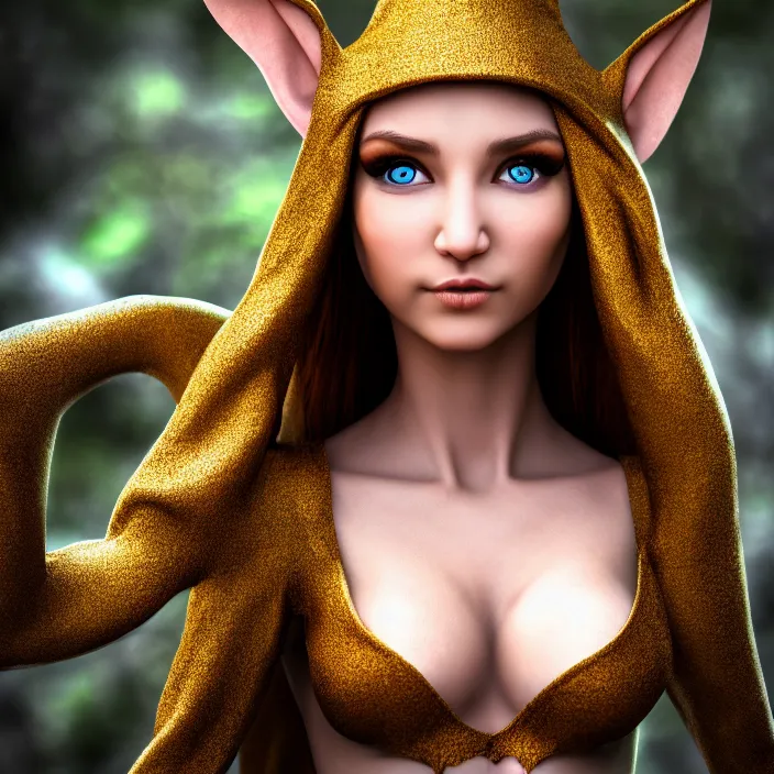 Image similar to photo of a very beautiful!! elf woman, highly detailed, 4 k, hdr, smooth, sharp focus, high resolution, award - winning photo