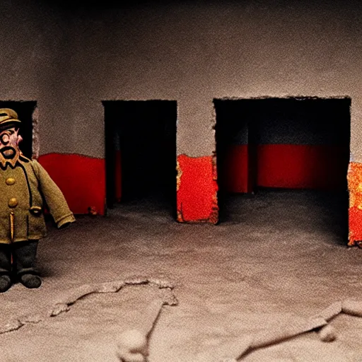 Prompt: life in the soviet gulag claymation by jan svankmejer, hyperrealistic, aesthetic, masterpiece