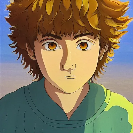 Image similar to meteos in spirited away, by studio ghibli, character portrait, golden hour