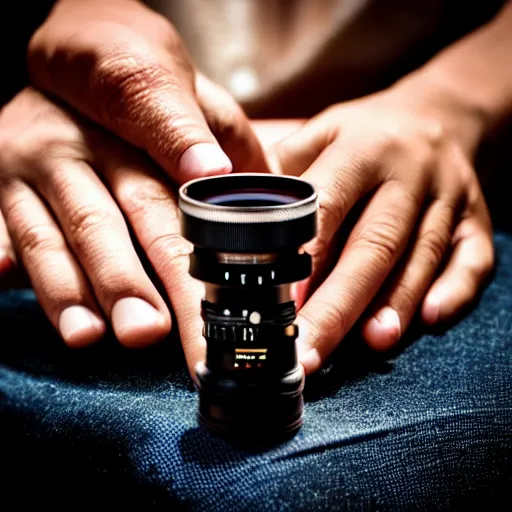 Prompt: award winning photography, hand with eldenring, leica 1 0 0 mm f 0. 8