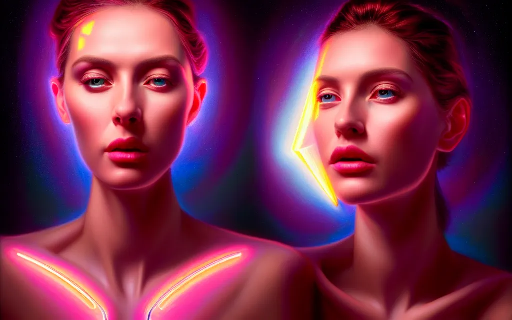 Image similar to beauty woman in holograms of alien artifacts, electrical case display, total recall tech, , ultrarealistic, dramatic lighting, electrical details, high details, 4k, 8k, best, accurate, trending on artstation, artstation, photorealism, ultrarealistic, digital painting, style of Tristan Eaton Stanley Artgerm and Tom Bagshaw, Caravaggio,