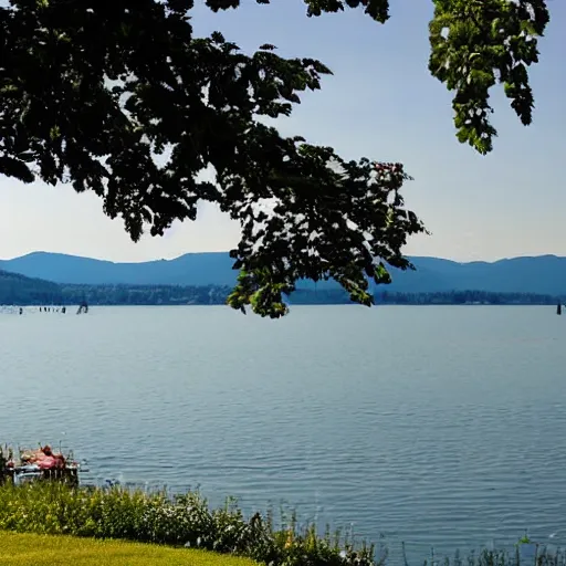 Image similar to lindau, lake of constance, germany, summer time, mountain view