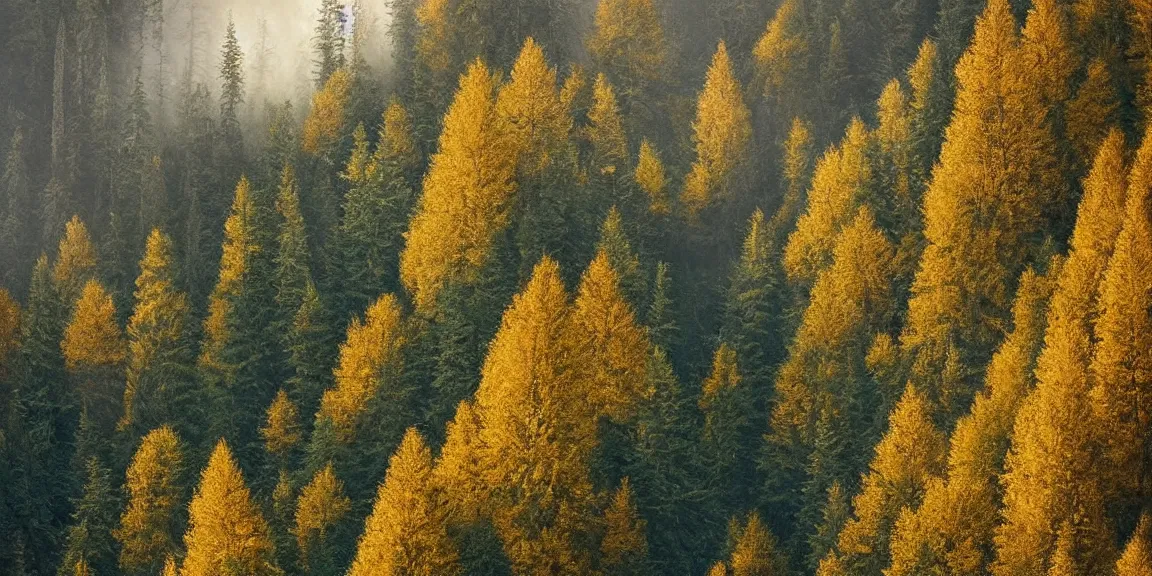 Prompt: Alpine forest in Austria, various firs shooting up from the rocky landscape. Many wildflowers, bright, somewhat foggy. Afternoon glow. Trending on Artstation, deviantart, worth1000. By Greg Rutkowski. National Geographic and iNaturalist HD photographs