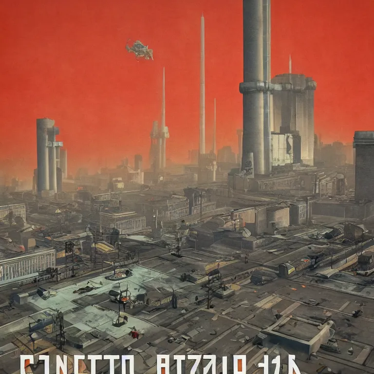 soviet era propaganda poster of the citadel in city 1 | Stable ...