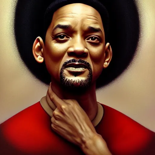 Prompt: will smith by tom bagshaw, slapping barrack obama by tom bagshaw, digital art by ilya kuvshinov