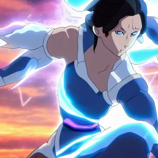 Image similar to Ultra Instinct Korra