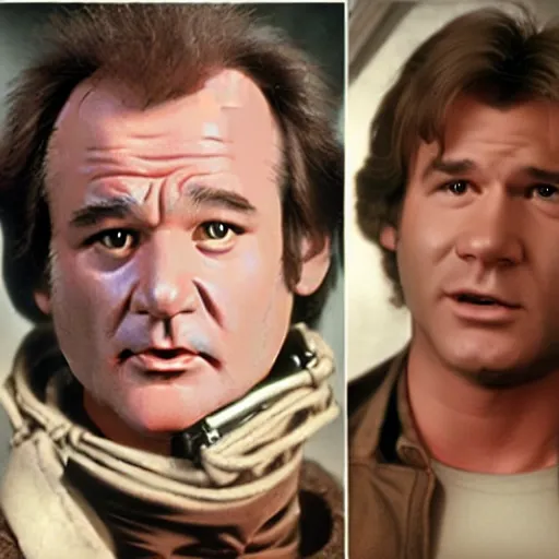 Prompt: bill murray as han solo